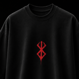 "BNGRBL" Berserk 'Guts' Rage Graphic Oversized Streetwear Tee