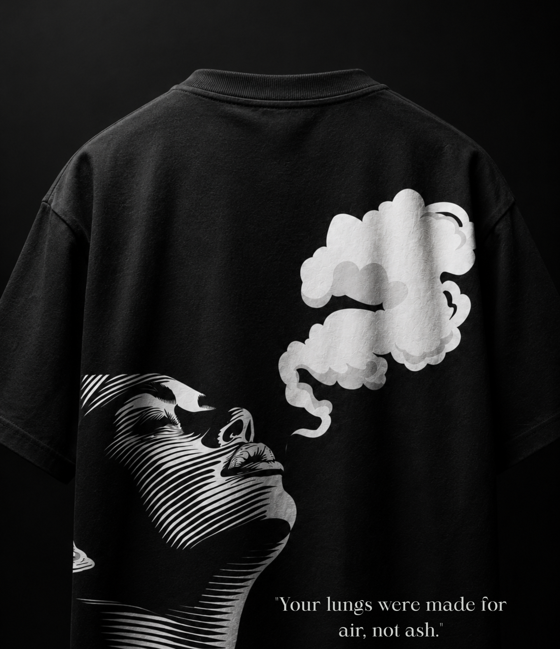 AIR Over ASH Oversized Tee