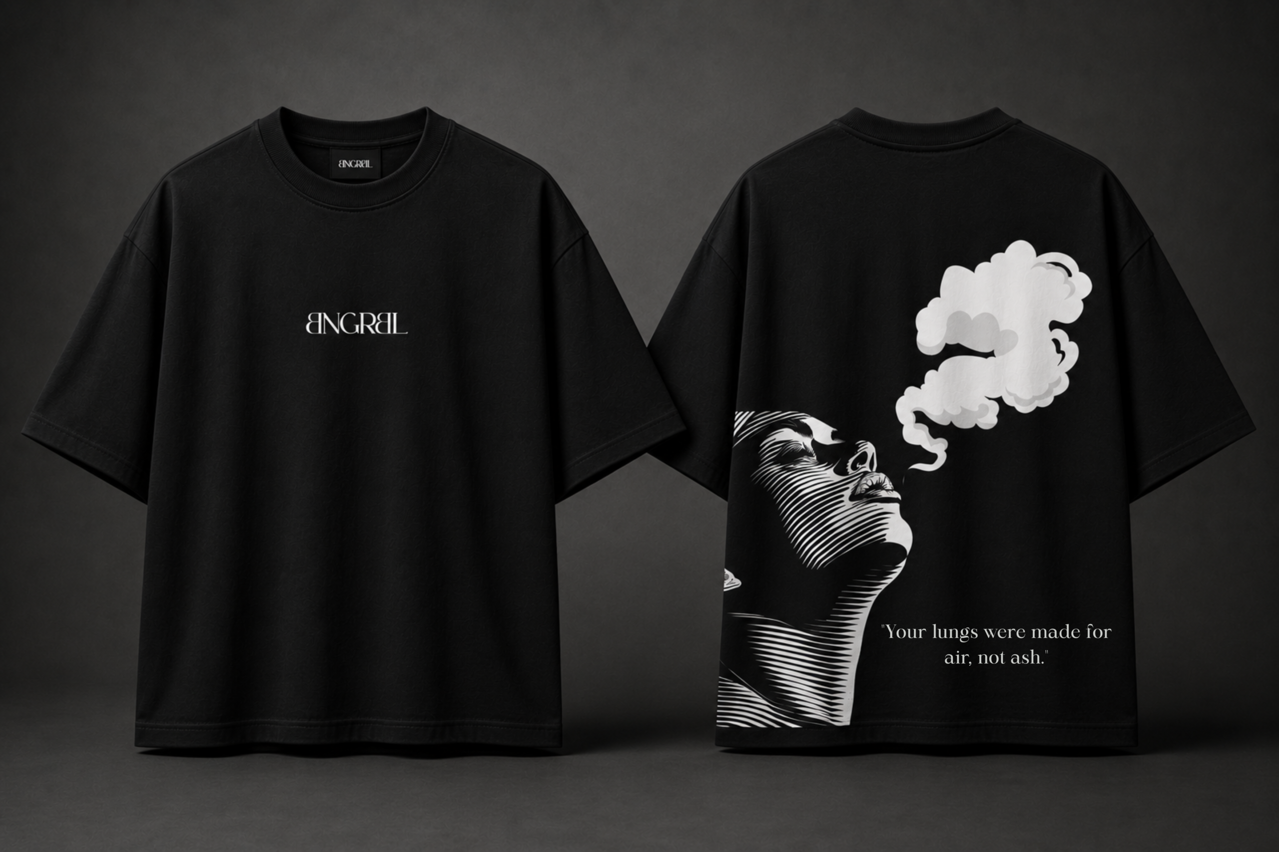 AIR Over ASH Oversized Tee - Image 3